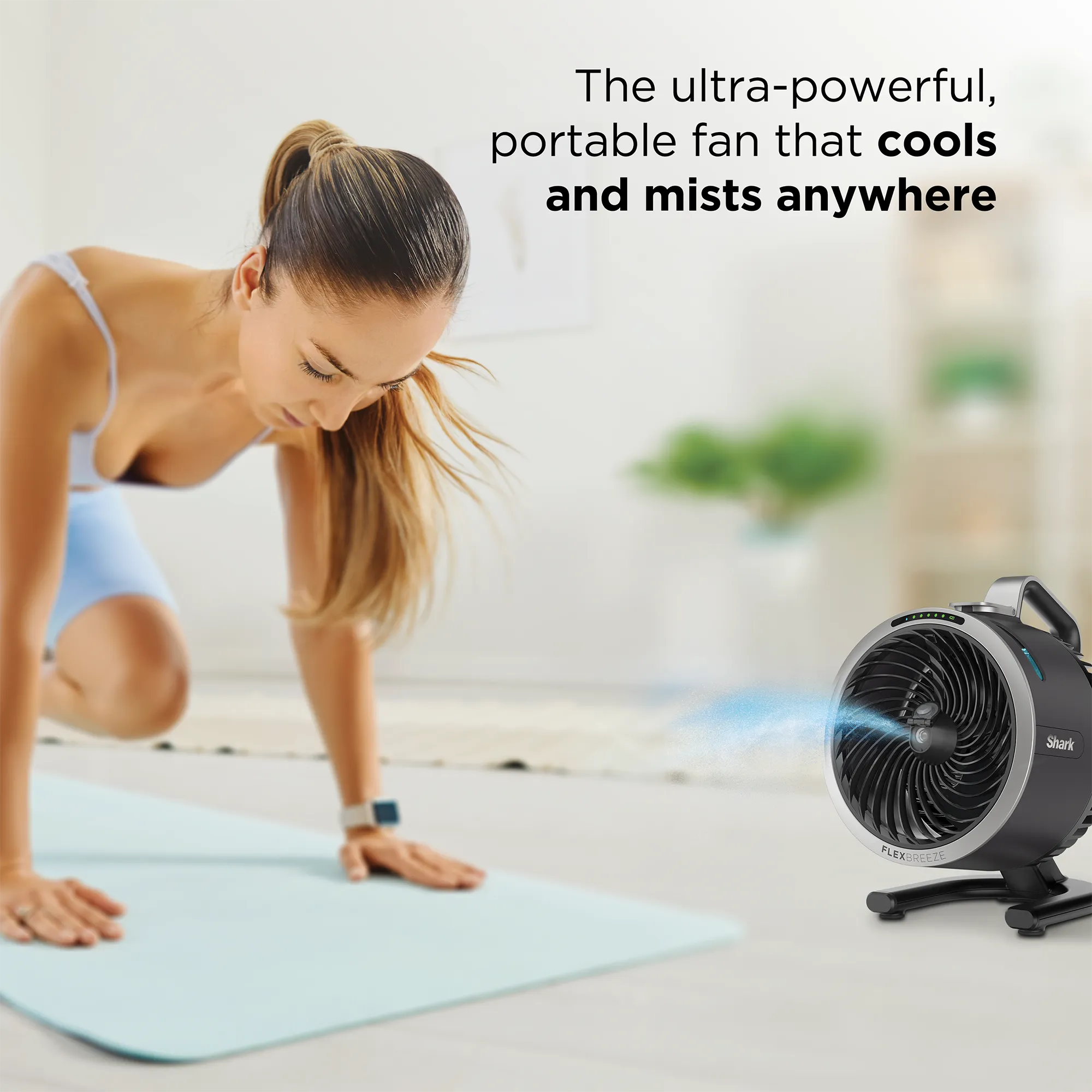 Shark FlexBreeze HydroGo Misting Portable Fan - Image 38