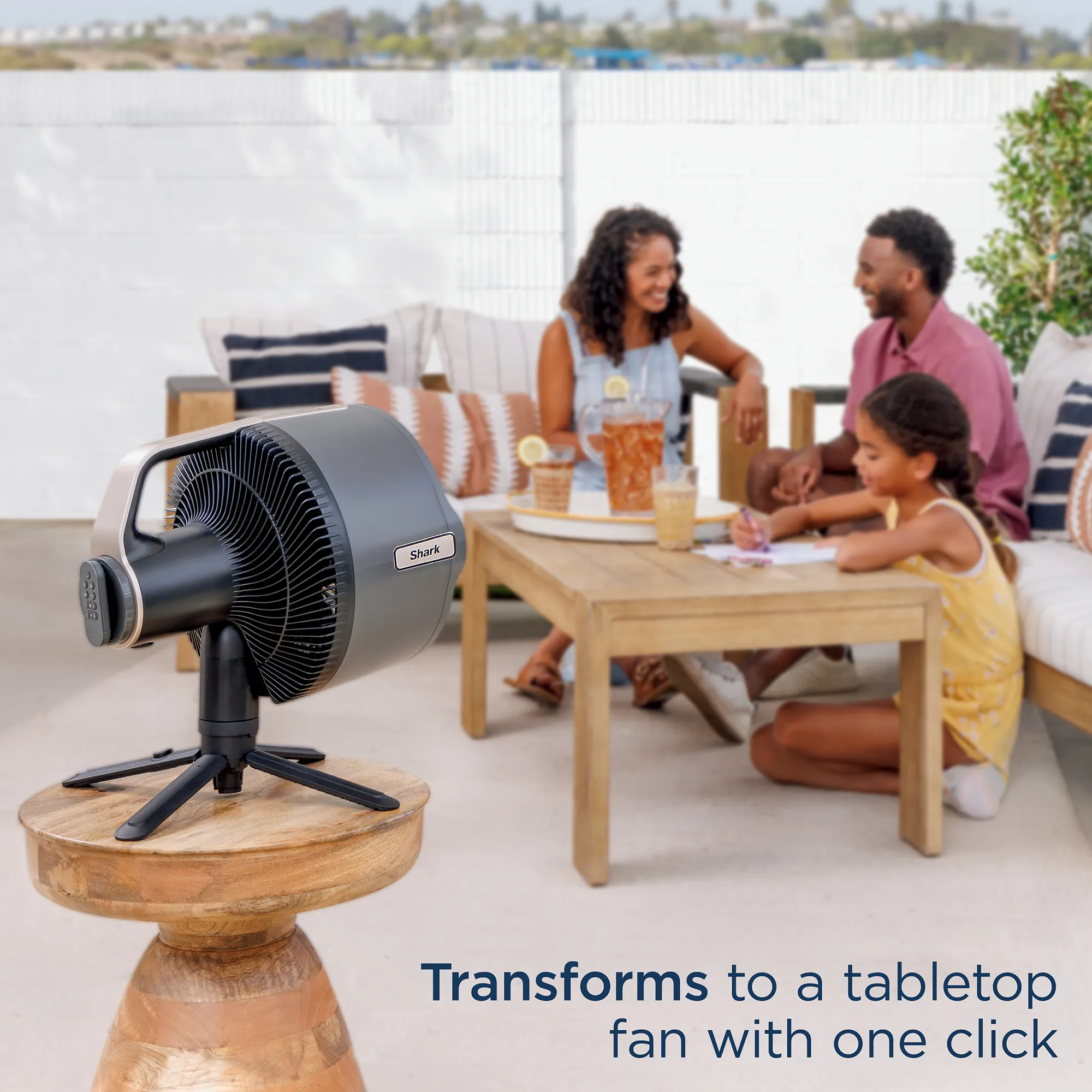 Shark FlexBreeze Pro Mist Indoor Outdoor Pedestal & Table Fan With Water Tank - Image 6