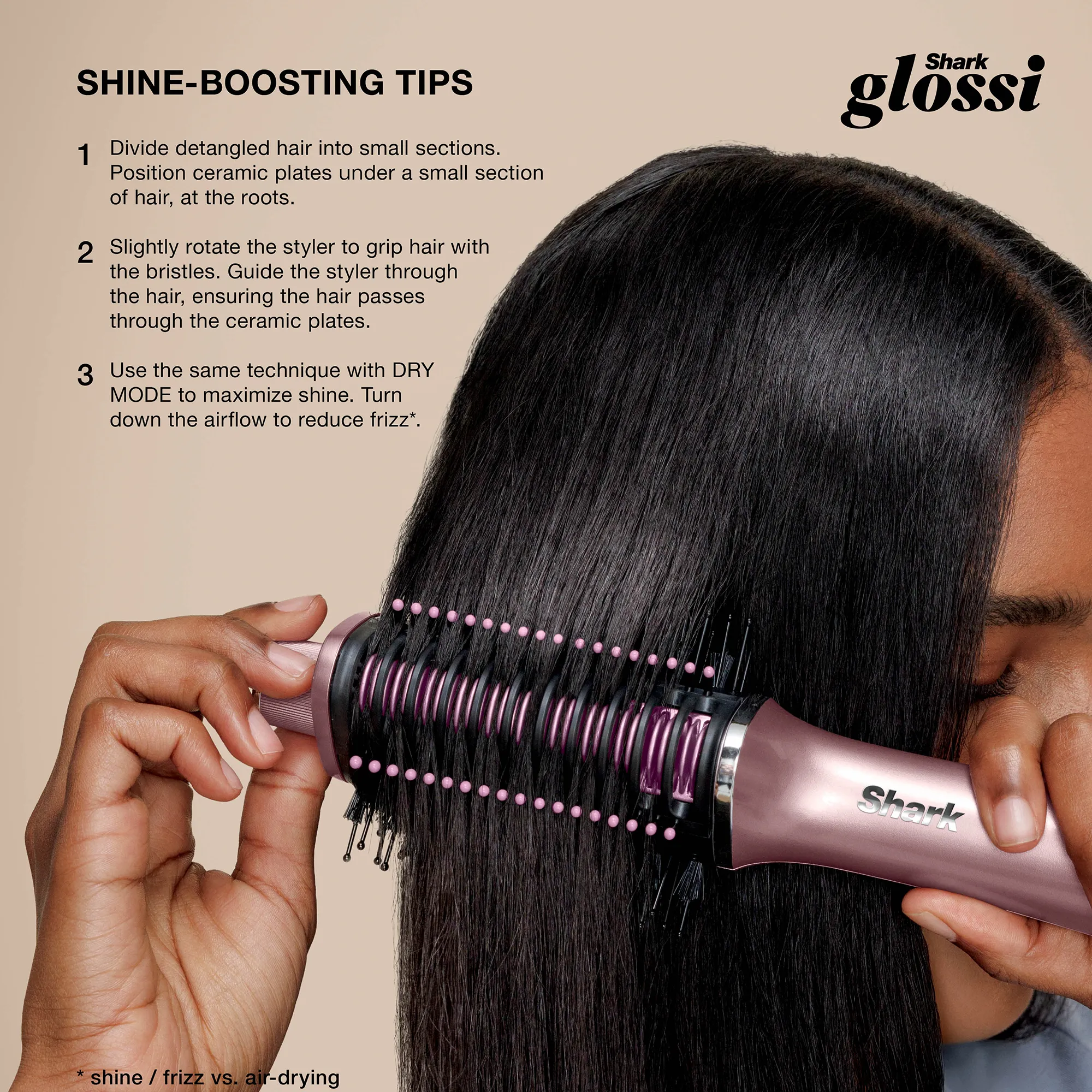 Shark Glossi 2-in-1 Hot Tool and Air Glosser - Image 7
