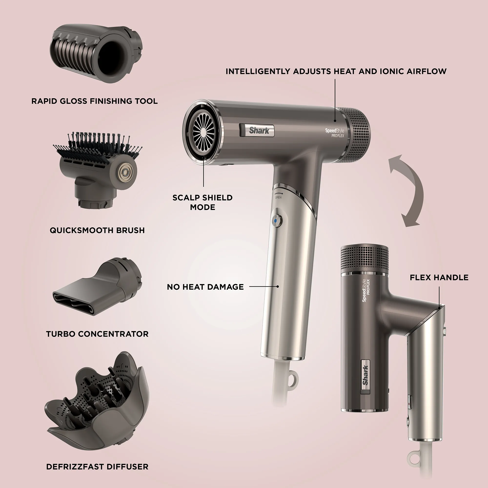 Shark SpeedStyle Pro FLEX Hair Dryer System - Image 27
