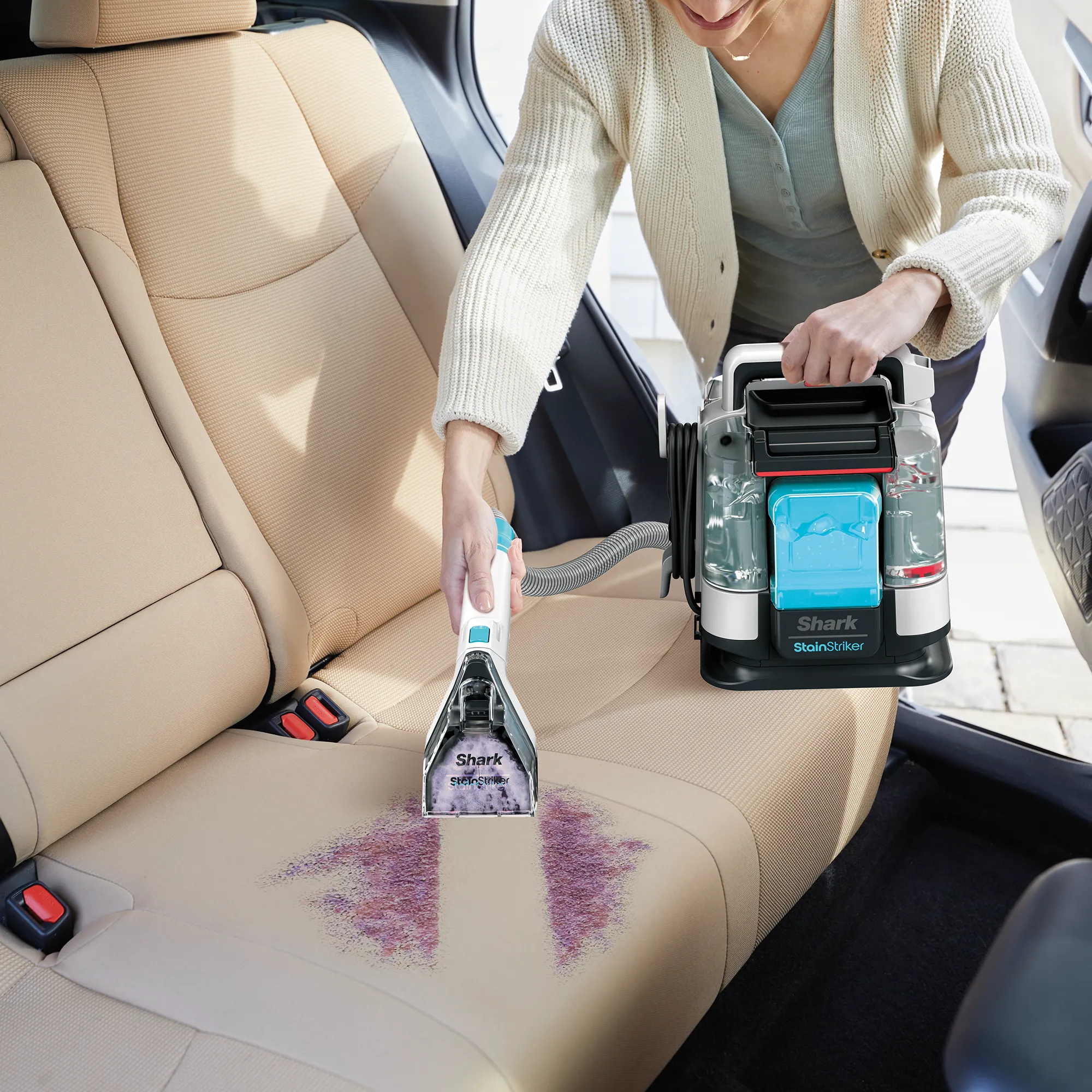Shark StainStriker Portable Carpet & Upholstery Cleaner - Image 9